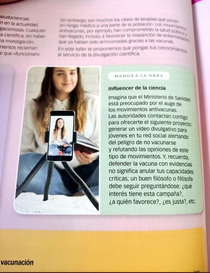 Defendiendo las vacunas desde la editorial Santillana